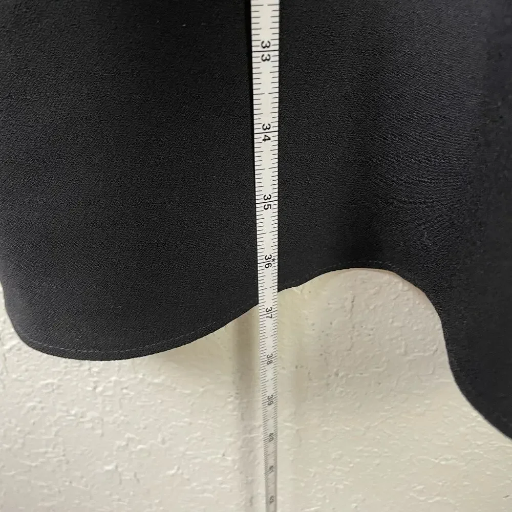 Kate Spade Fit & Flare Black‎ Sequin Sleeve Dress